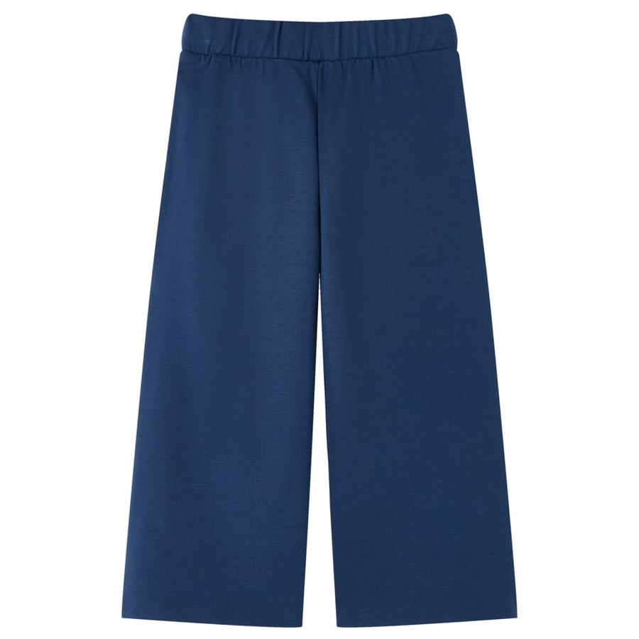 Kinderbroek met wijde pijpen 116 marineblauw 116