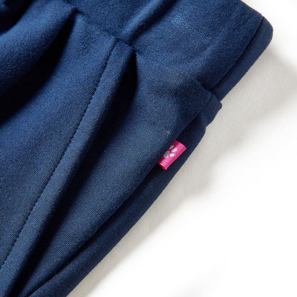 Kinderbroek met wijde pijpen 128 marineblauw