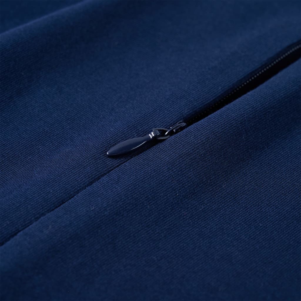 Kinderjurk met lange mouwen 104 marineblauw Marineblauw