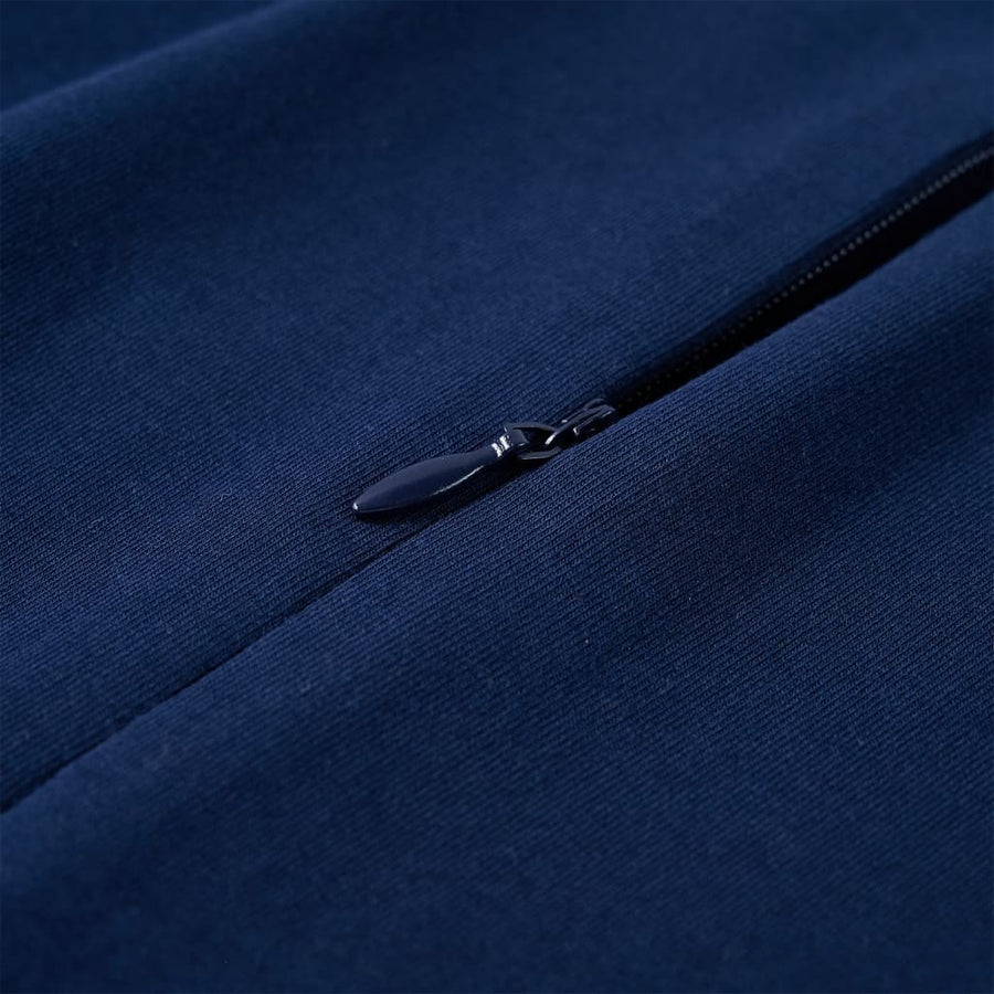 Kinderjurk met lange mouwen 128 marineblauw Marineblauw 128