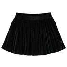 Pleated girls' skirt 116 lurex black
