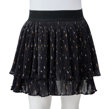 Kinderrokje met gelaagde ruches 92 zwart 92
