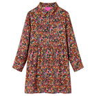 Children's long-sleeved dress 128 multi-coloured