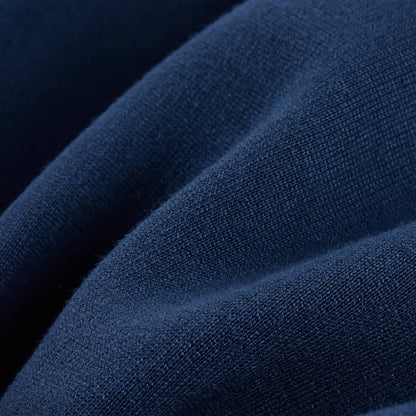 Kinderbroek met zwarte bies 104 marineblauw