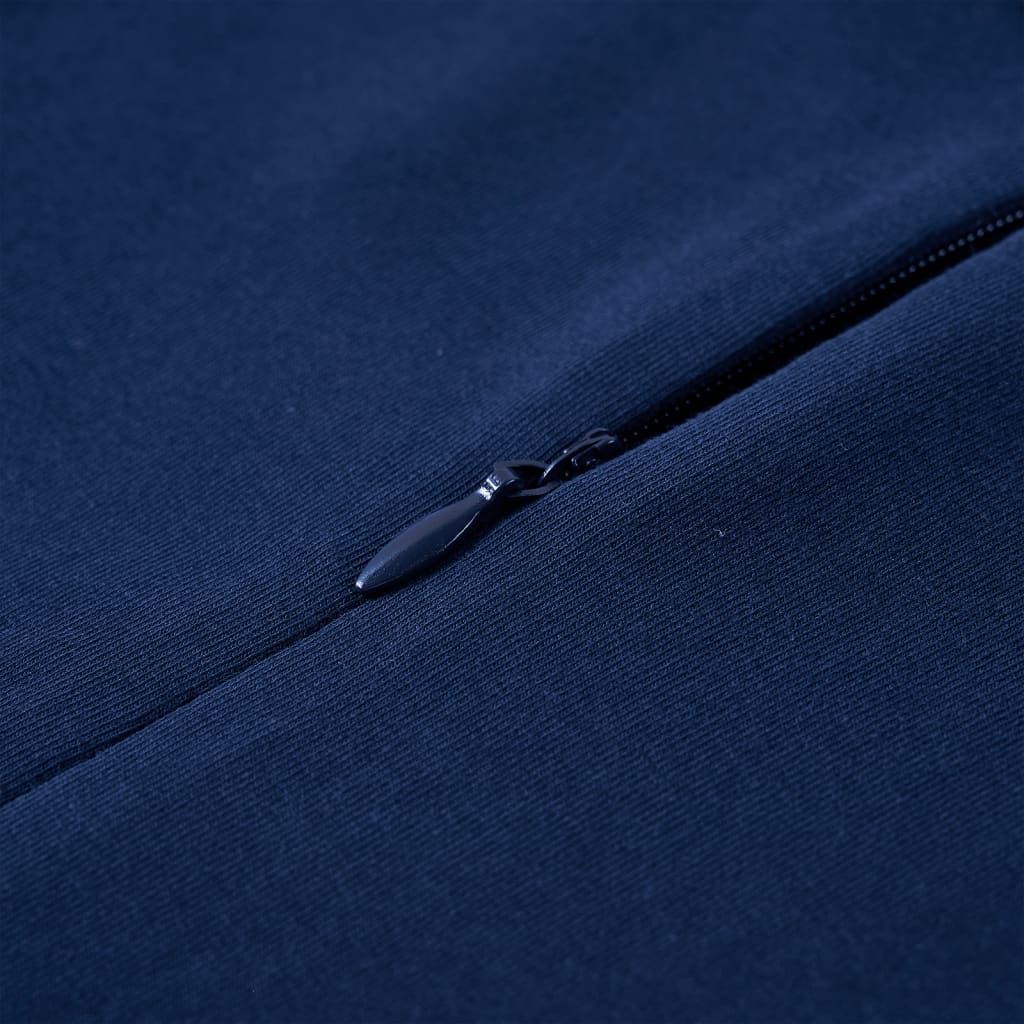 Kinderjurk met lange mouwen 104 marineblauw Marineblauw