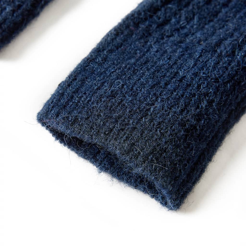 Kindervest gebreid 104 marineblauw Marineblauw 104