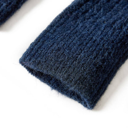 Kindervest gebreid 140 marineblauw Marineblauw