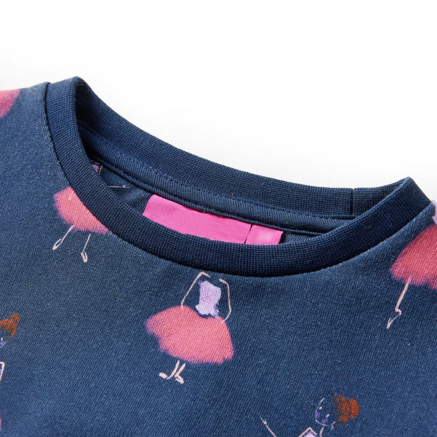 Kinderjurk 116 marineblauw
