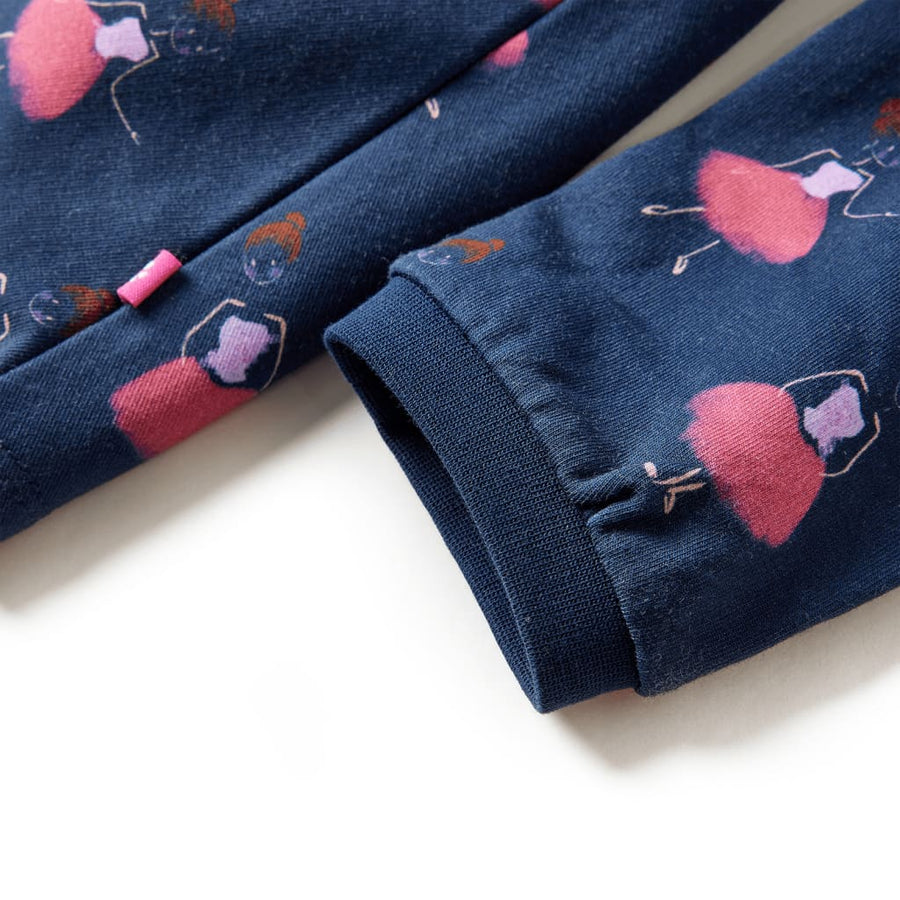 Kinderjurk 116 marineblauw