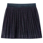 Kinderrokje 116 marineblauw met glitters