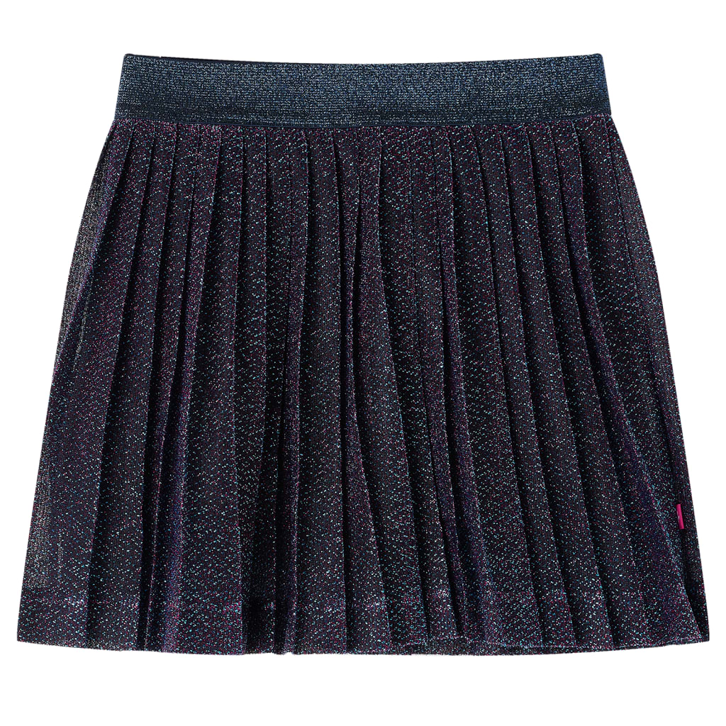 Kinderrokje met glitters 116 marineblauw 116