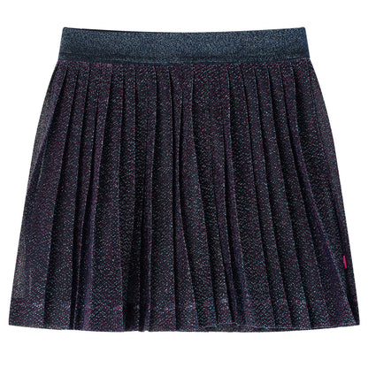 Kinderrokje met glitters 116 marineblauw 116