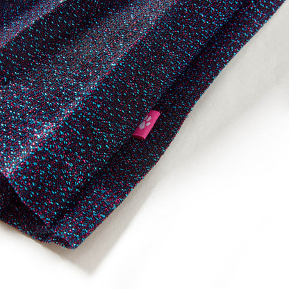 Kinderrokje met glitters 116 marineblauw 116