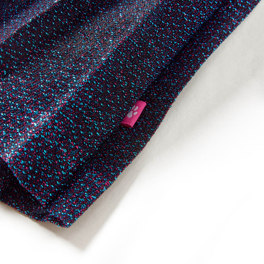 Kinderrokje met glitters 116 marineblauw 116