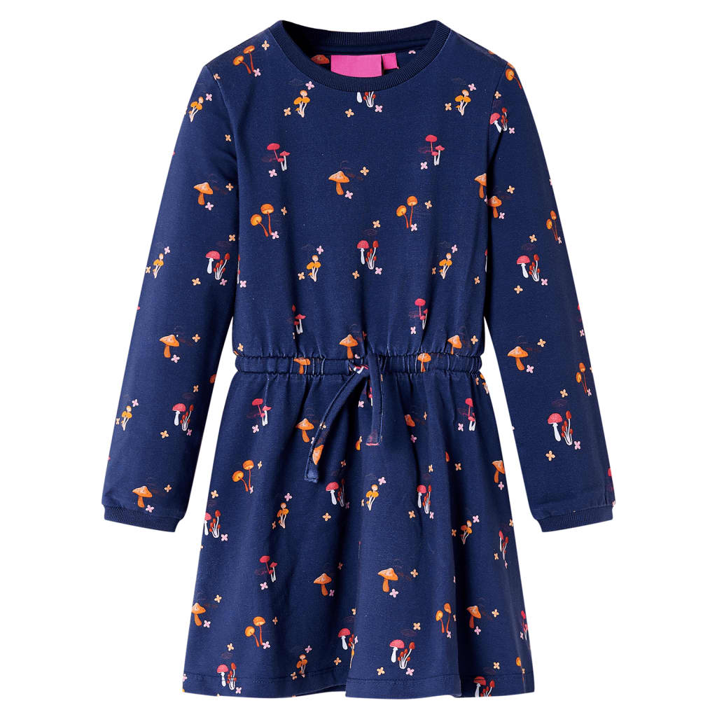Kinderjurkje 104 marineblauw 104