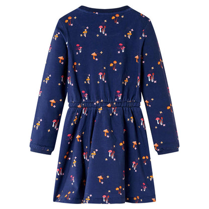 Kinderjurkje 104 marineblauw 104