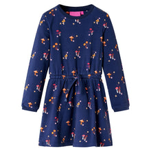 Kinderjurkje 116 marineblauw 116