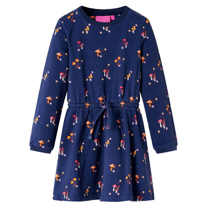 Kinderjurkje 116 marineblauw 116