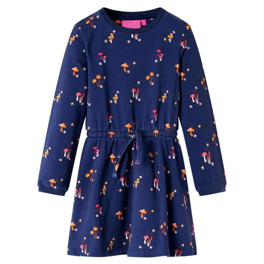 Kinderjurkje 116 marineblauw 116