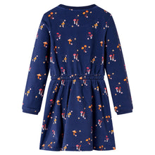 Kinderjurkje 116 marineblauw 116