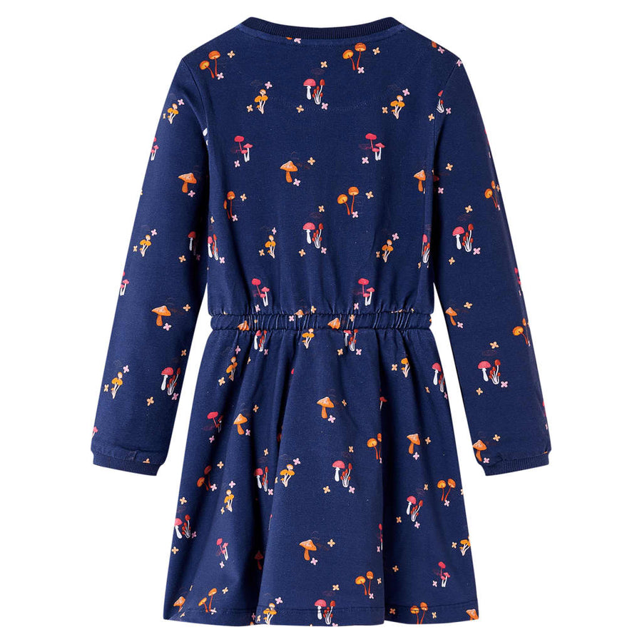 Kinderjurkje 116 marineblauw 116