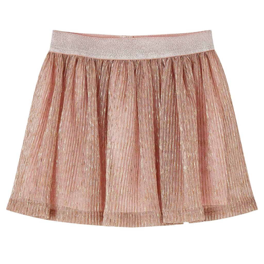 Kinderrokje met glitters 104 zachtroze 104