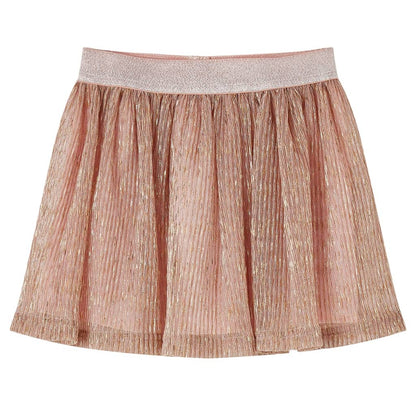 Kinderrokje met glitters 104 zachtroze 104