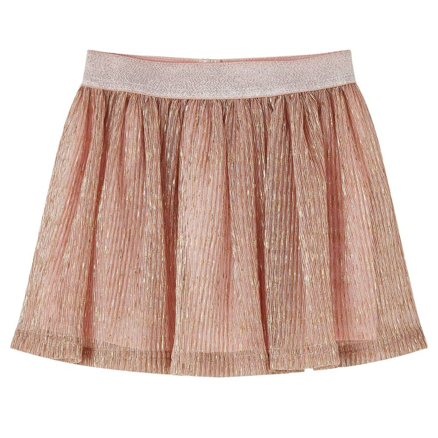 Kinderrokje met glitters 104 zachtroze 104