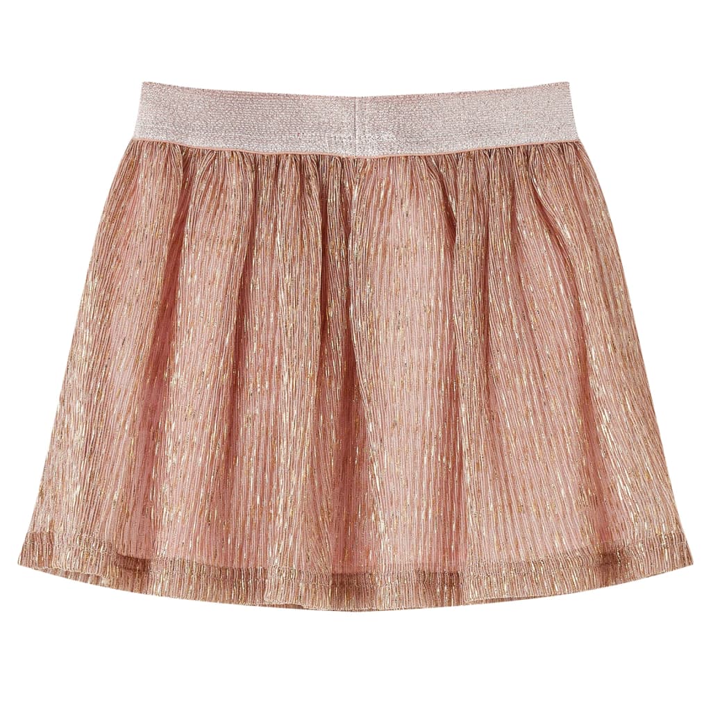 Kinderrokje met glitters 104 zachtroze 104