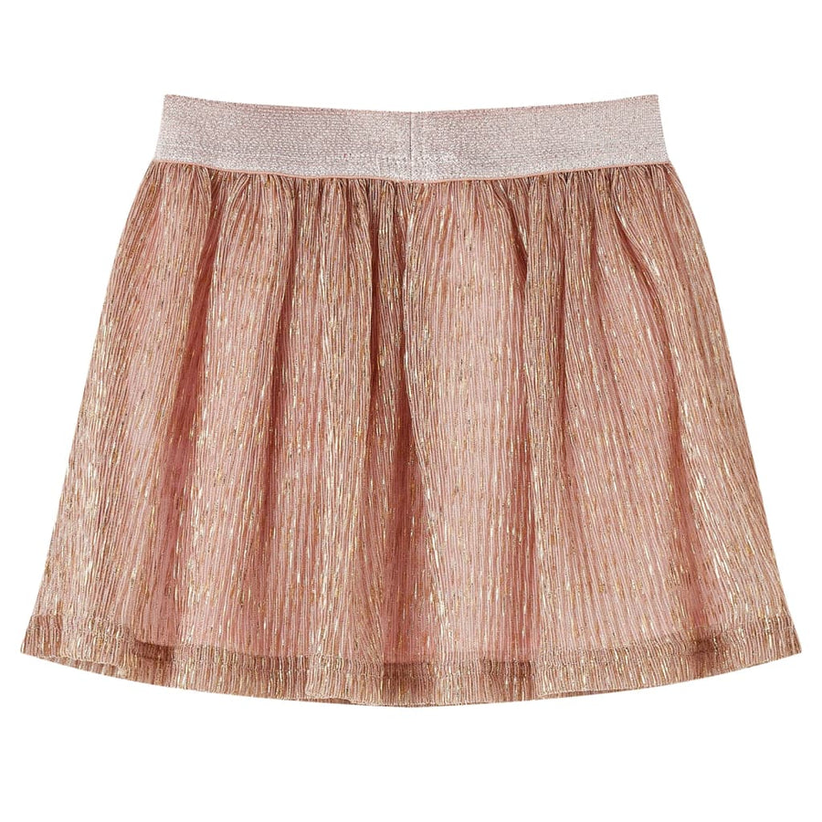 Kinderrokje met glitters 104 zachtroze 104