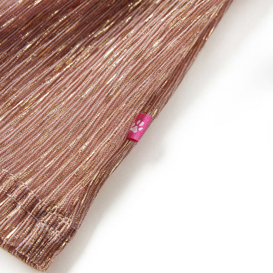 Kinderrokje met glitters 104 zachtroze 104
