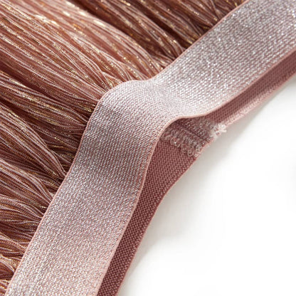 Kinderrokje met glitters 104 zachtroze 104