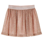 Girls' skirt with glitter 140 soft pink