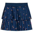 Girls' skirt size 128 navy blue
