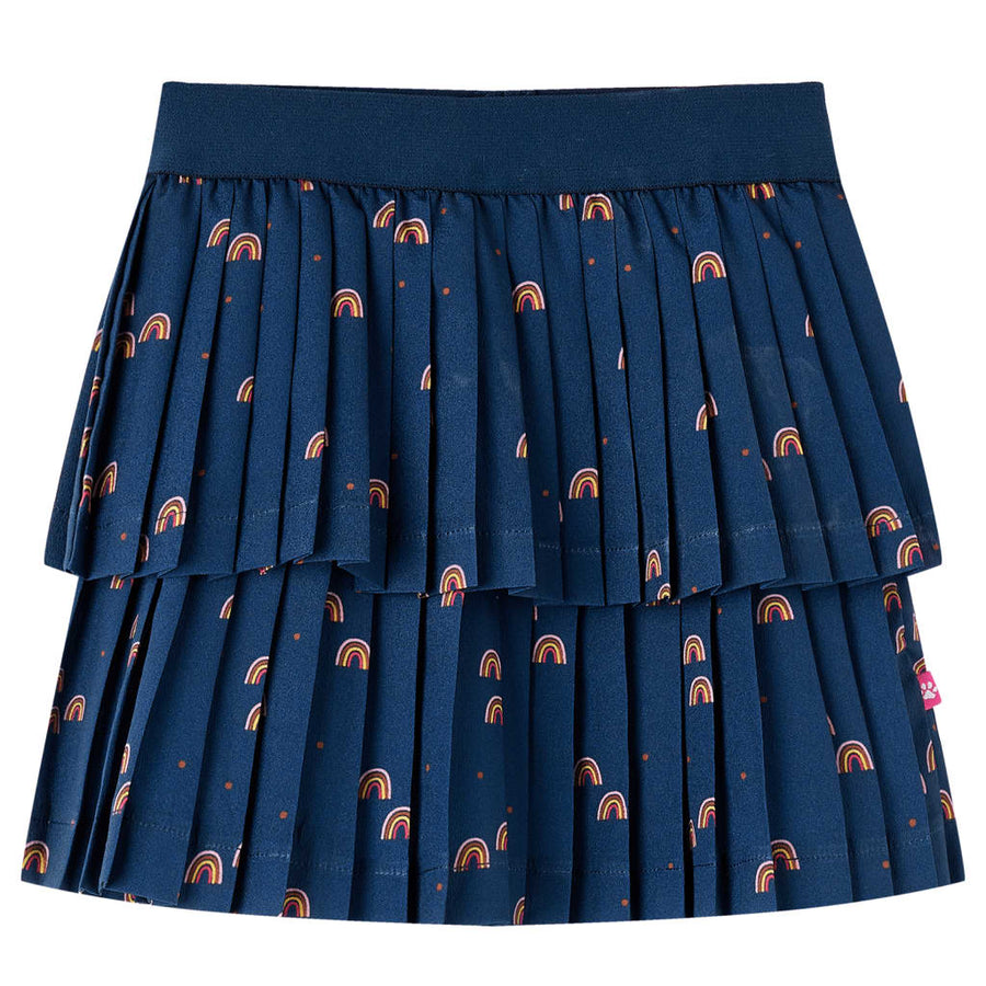 Kinderrokje 128 marineblauw 128