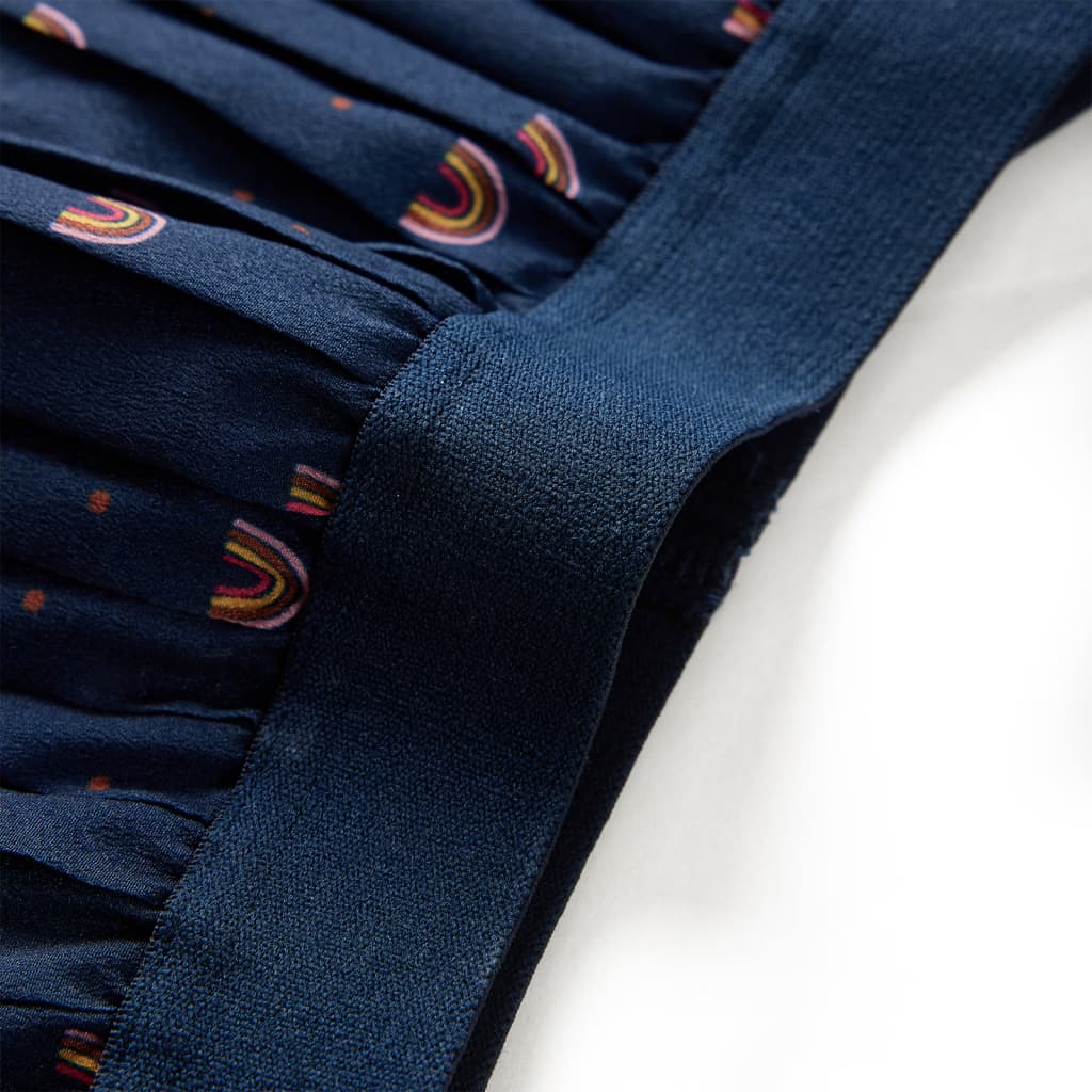 Kinderrokje 128 marineblauw 128
