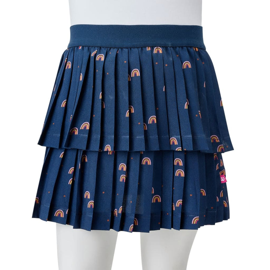 Kinderrokje 128 marineblauw 128