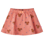 Kinderrokje 116 oudroze eekhoornprint