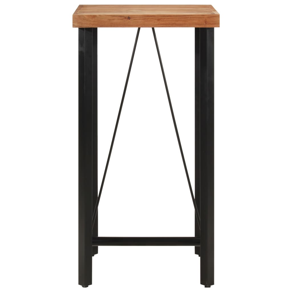 Bartafel Massief Acaciahout En Ijzer 55 x 55 x 107 cm