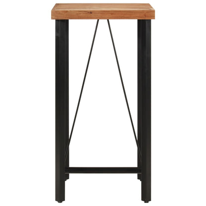 Bartafel Massief Acaciahout En Ijzer 55 x 55 x 107 cm