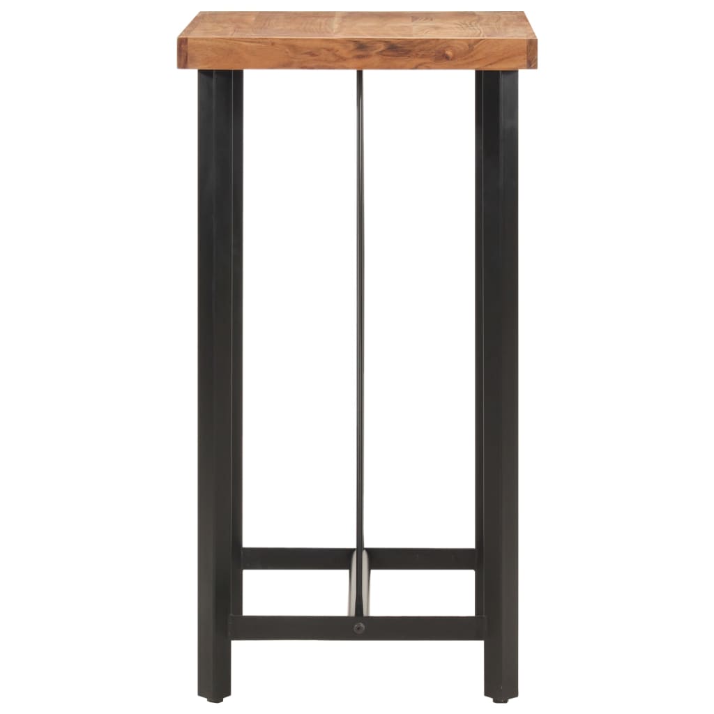 Bartafel Massief Acaciahout En Ijzer 55 x 55 x 107 cm