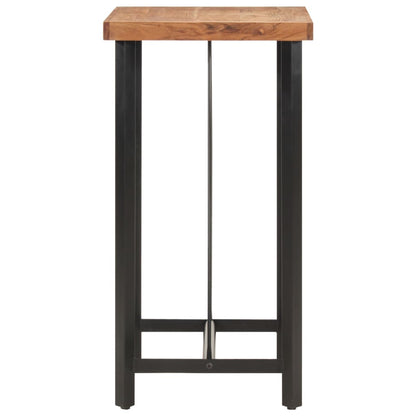 Bartafel Massief Acaciahout En Ijzer 55 x 55 x 107 cm