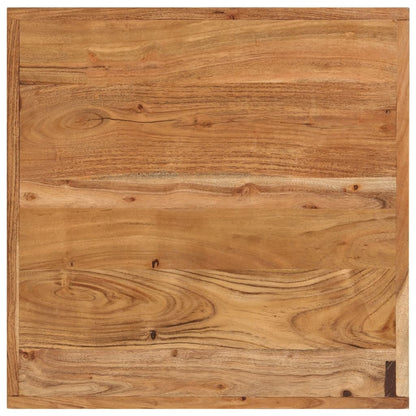 Bartafel Massief Acaciahout En Ijzer 55 x 55 x 107 cm