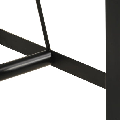 Bartafel Massief Acaciahout En Ijzer 55 x 55 x 107 cm