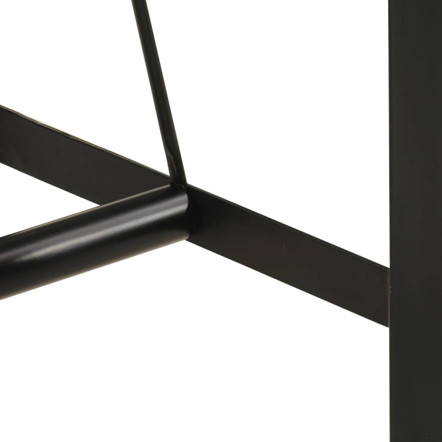 Bartafel Massief Acaciahout En Ijzer 55 x 55 x 107 cm