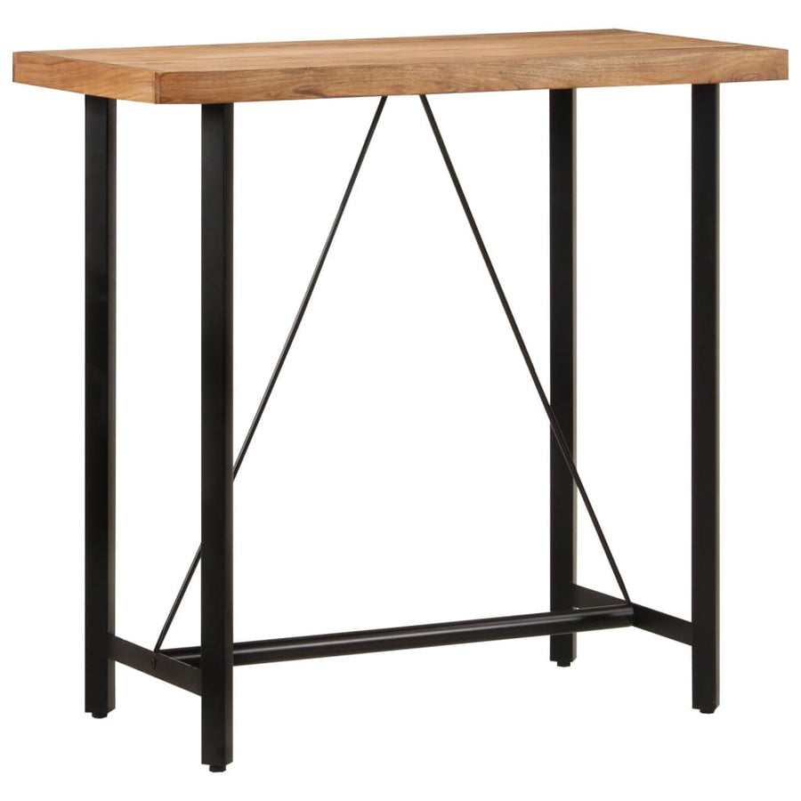 Bartafel Massief Acaciahout En Ijzer 110 x 55 x 107 cm