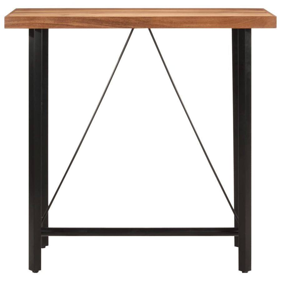 Bartafel Massief Acaciahout En Ijzer 110 x 55 x 107 cm
