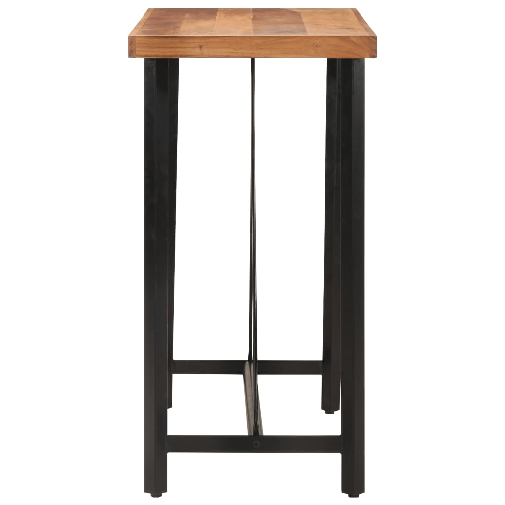 Bartafel Massief Acaciahout En Ijzer 110 x 55 x 107 cm