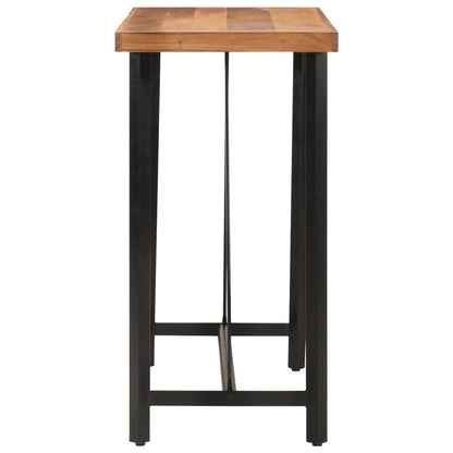 Bartafel Massief Acaciahout En Ijzer 110 x 55 x 107 cm