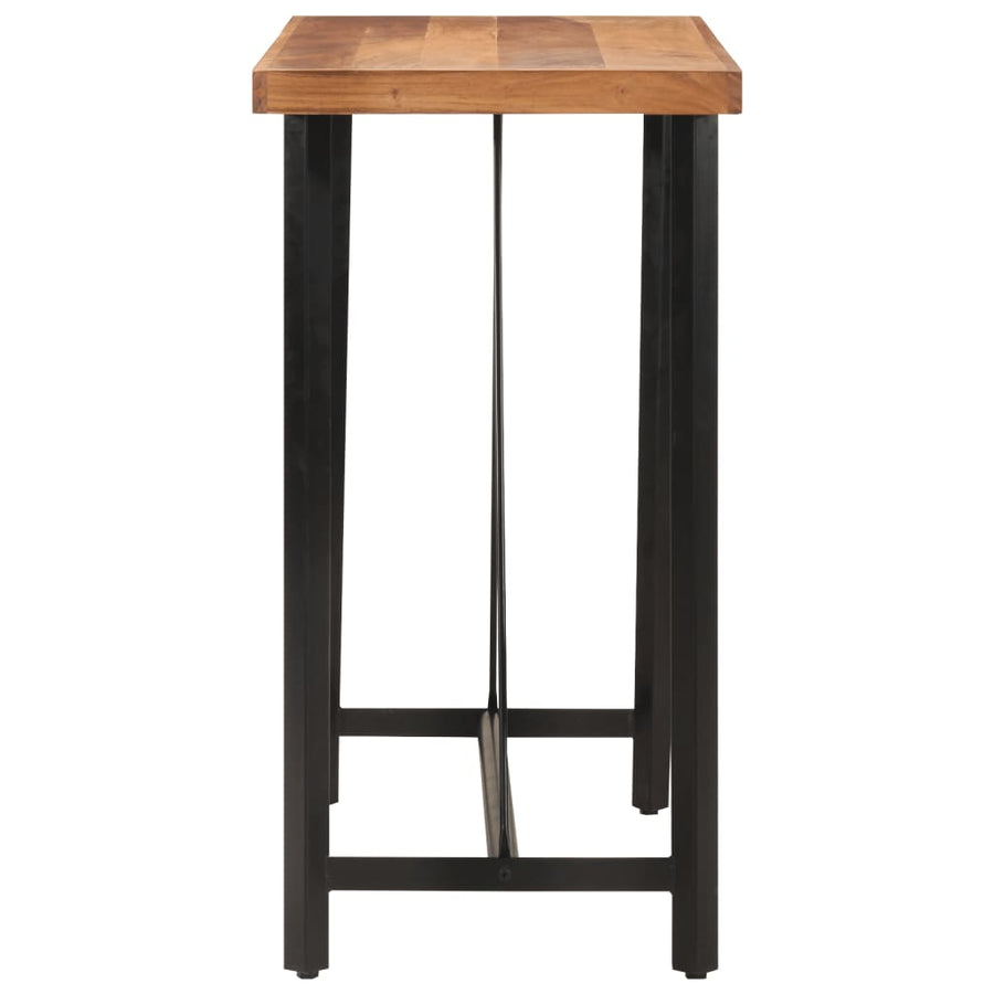Bartafel Massief Acaciahout En Ijzer 110 x 55 x 107 cm